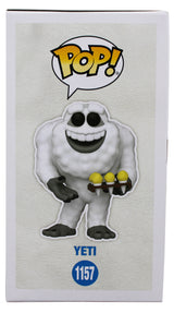 Pete Docter Monsters Signed Yeti #1157 Funko Pop Vinyl Figure BAS #BU60488