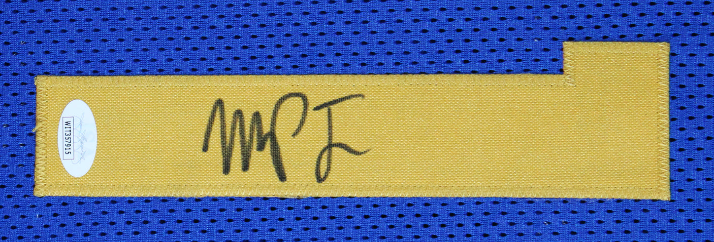 Michael Porter Jr. Signed Blue Pro Style Framed Jersey JSA Witness #WIT357915