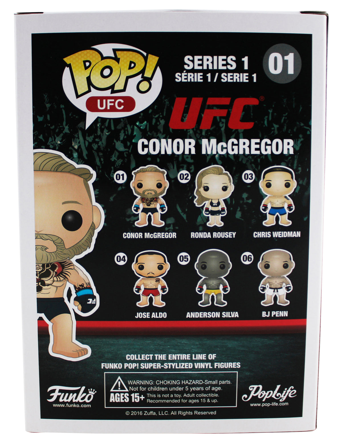 Conor McGregor Authentic Signed MMA #01 Funko Pop Vinyl Figure JSA #AN49326