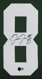 Packers Josh Jacobs Authentic Signed Green Nike Game Framed Jersey BAS Witnessed