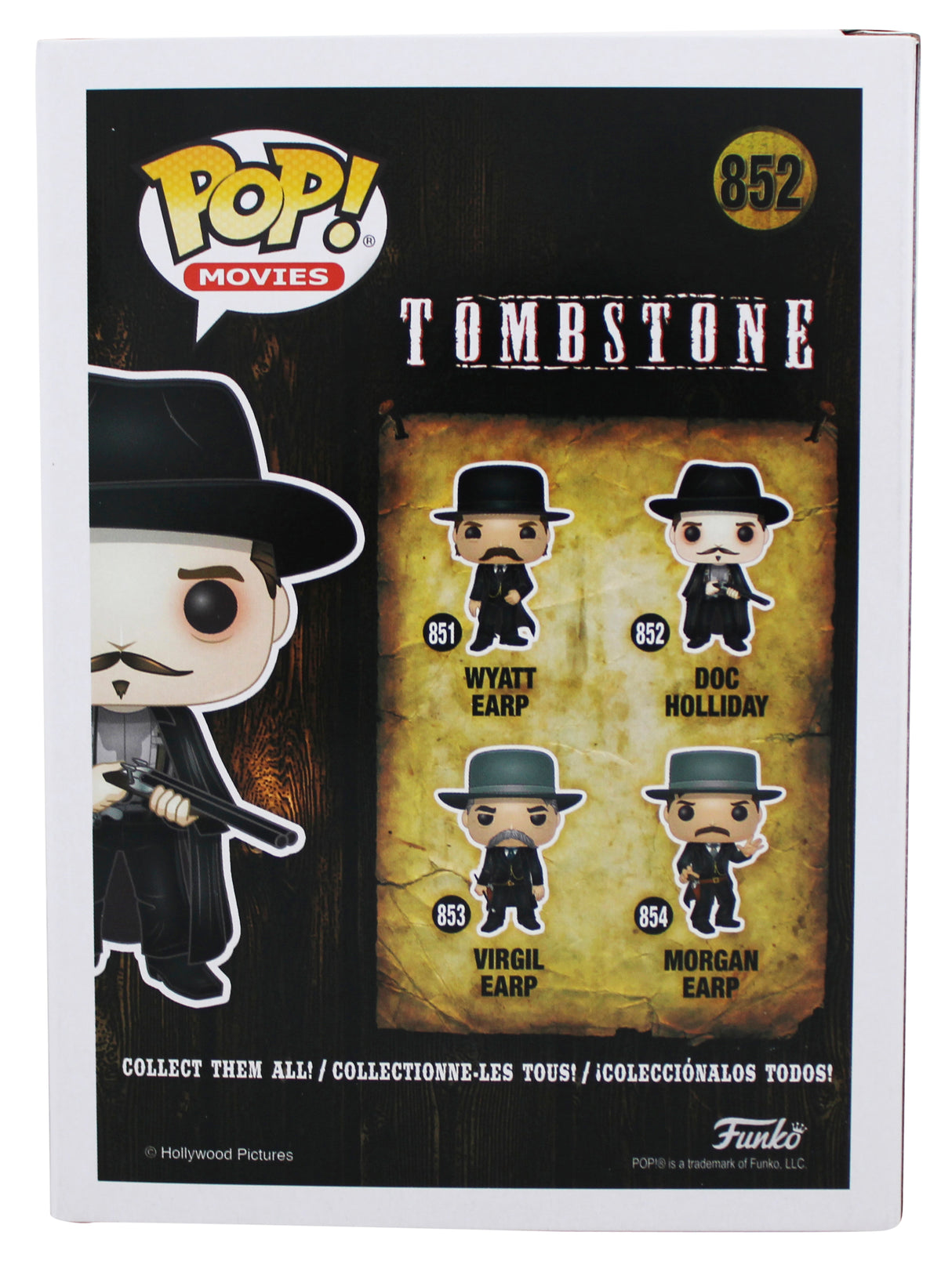 Val Kilmer Tombstone Signed Doc Holliday #852 Funko Pop Figure BAS #BU60486