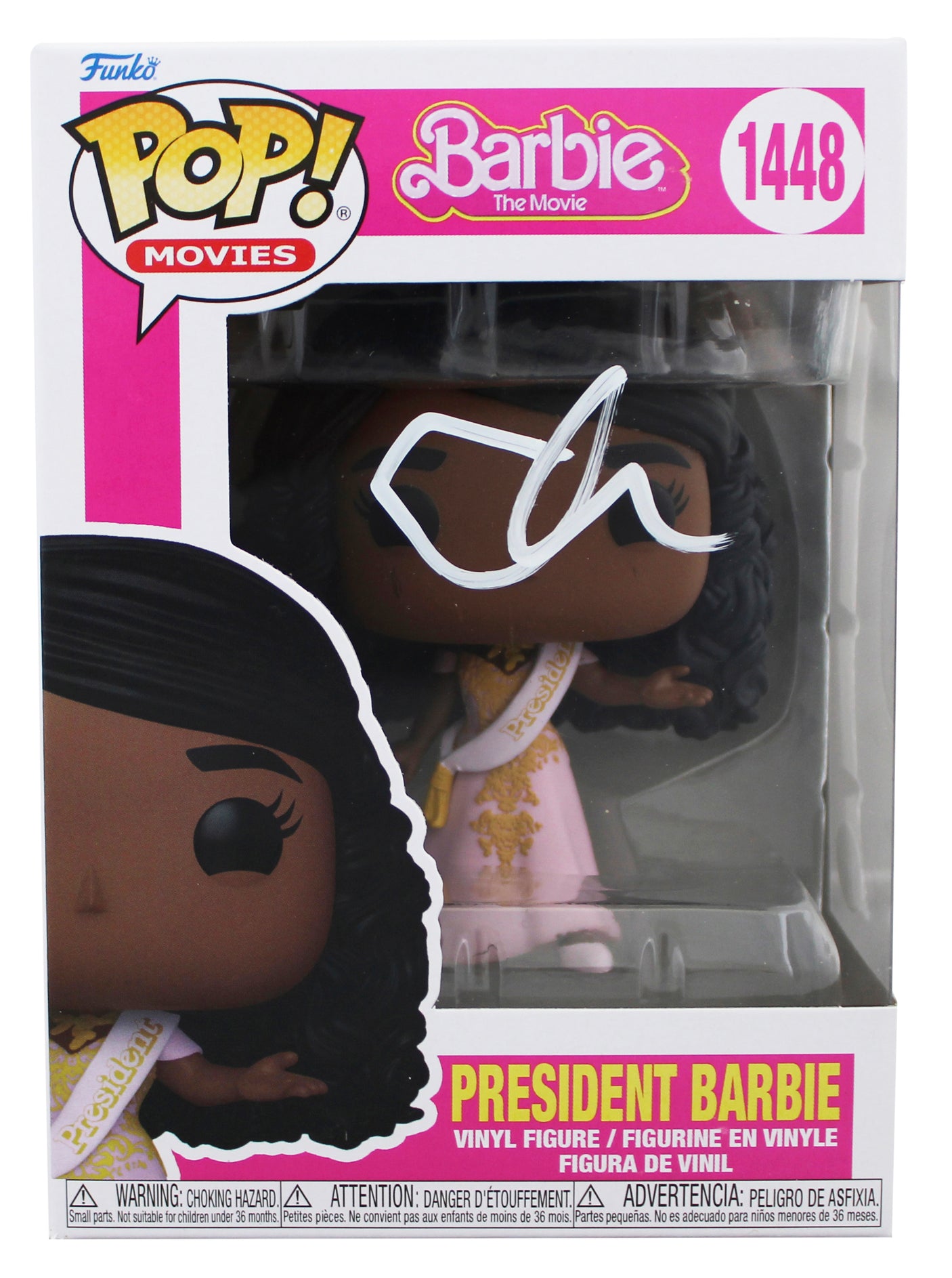 Issa Rae Signed President Barbie #1448 Funko Pop Vinyl Figure JSA #CE80382