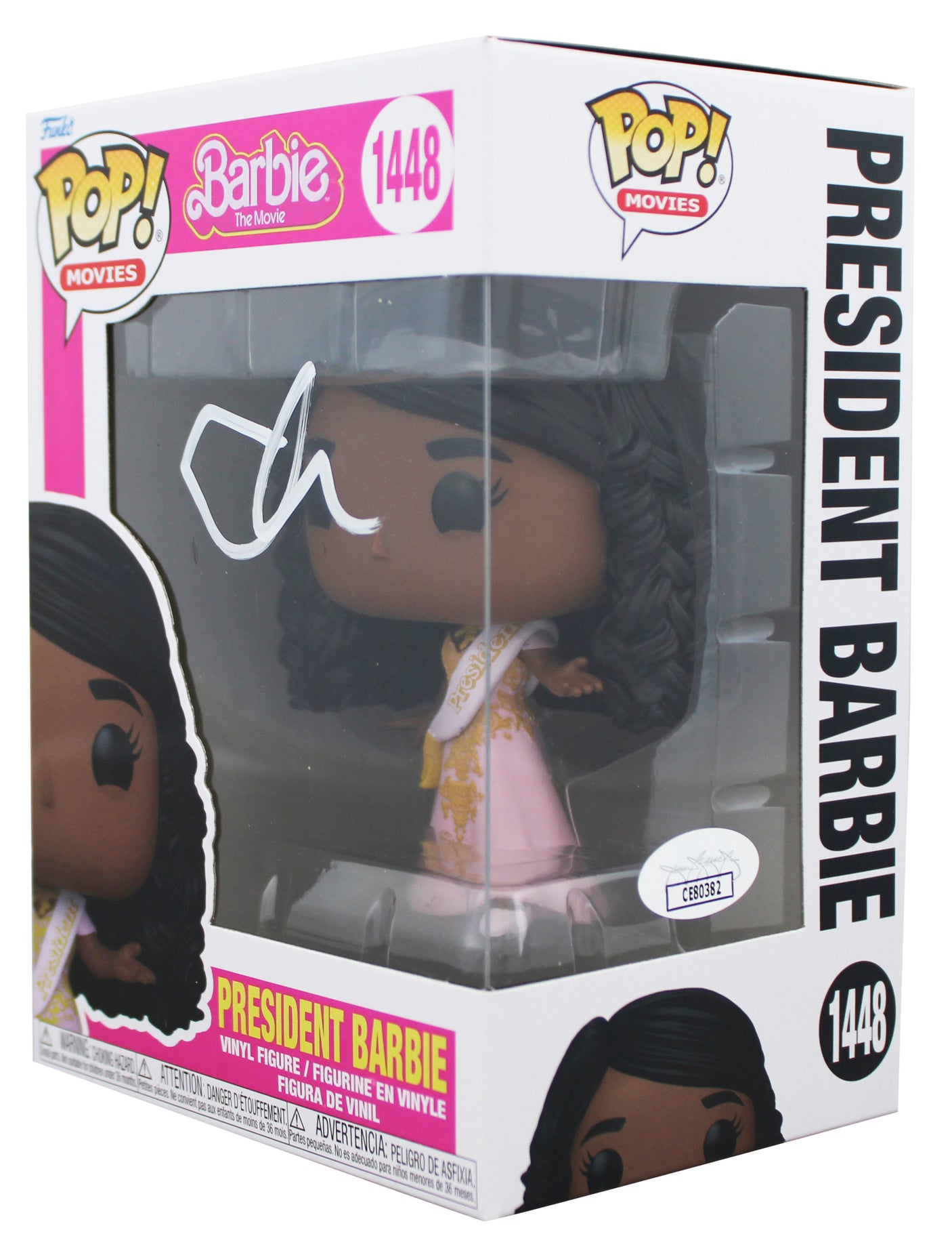 Issa Rae Signed President Barbie #1448 Funko Pop Vinyl Figure JSA #CE80382