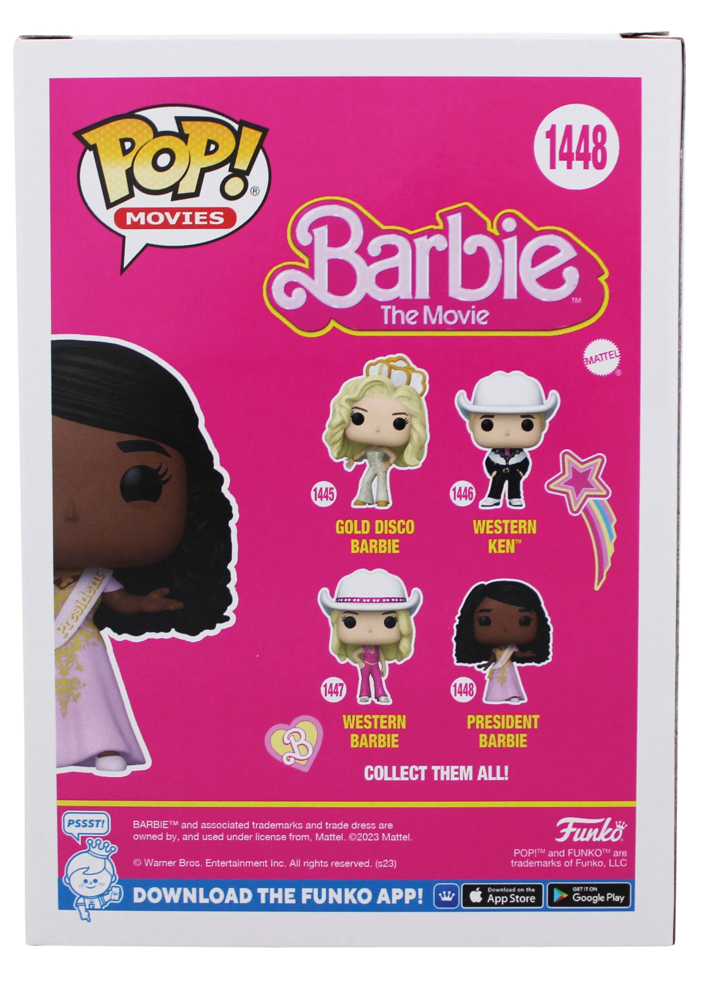 Issa Rae Signed President Barbie #1448 Funko Pop Vinyl Figure JSA #CE80382