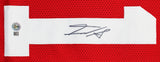 Isaac Guerendo Authentic Signed Red Pro Style Jersey BAS Witnessed