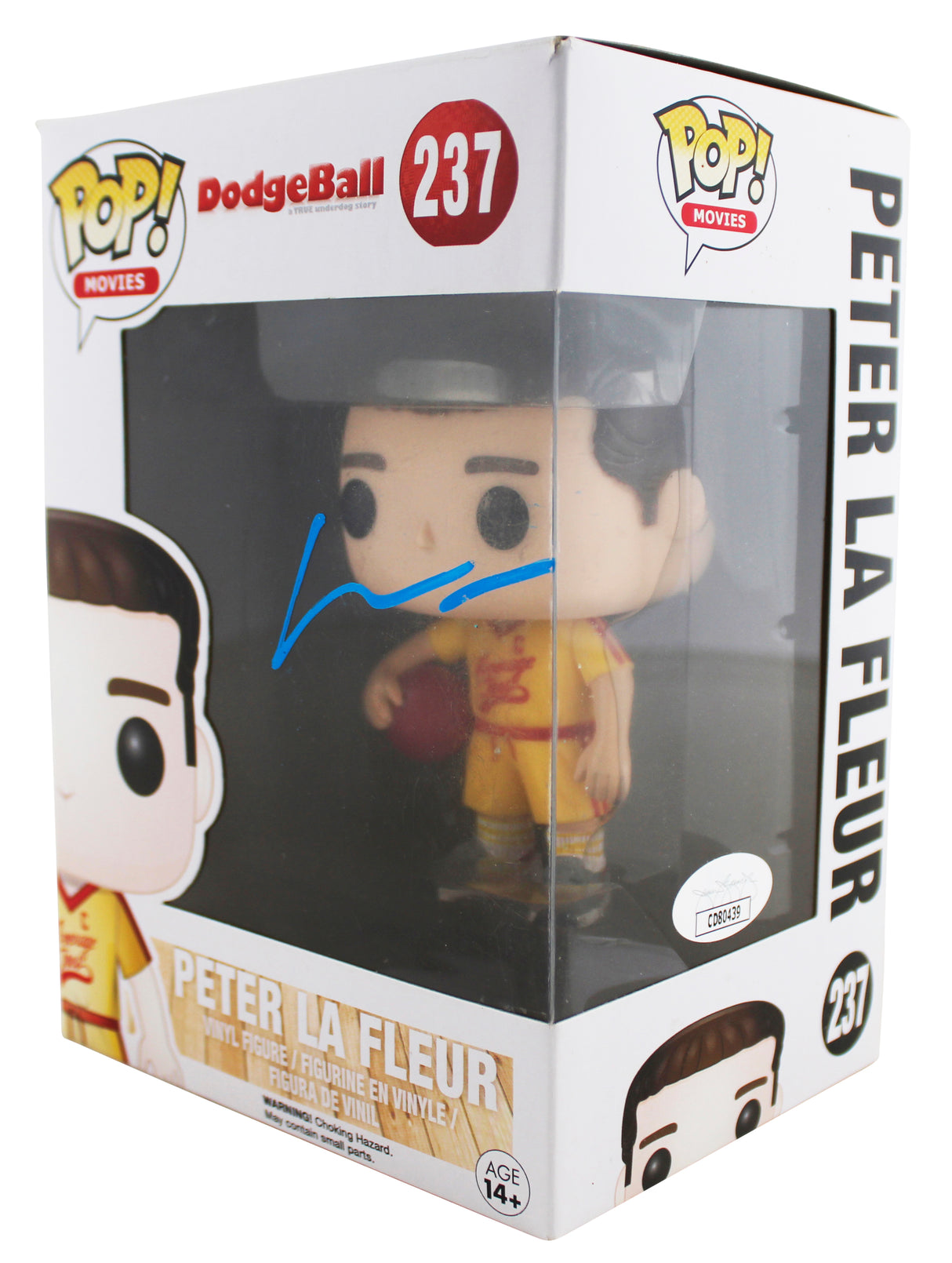 Vince Vaughn Authentic Signed Dodgeball #237 Funko Pop Vinyl Figure JSA #CD80439
