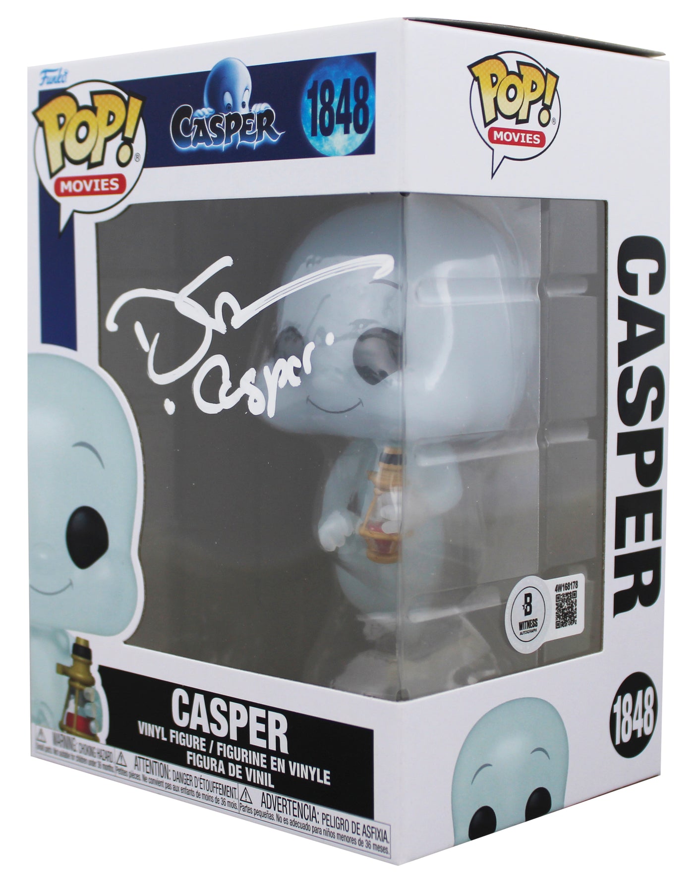 Devon Sawa "Casper" Signed Casper #1848 Funko Pop Vinyl Figure BAS Wit #4W168178