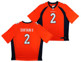 Broncos Patrick Surtain II Authentic Signed Orange Nike Game Jersey BAS Witness