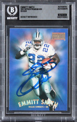 Cowboys Emmitt Smith Signed 1997 Skybox Premium #66 Card Auto 10! BAS Slabbed