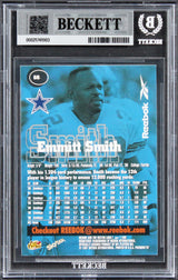 Cowboys Emmitt Smith Signed 1997 Skybox Premium #66 Card Auto 10! BAS Slabbed