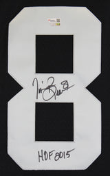 Raiders Tim Brown "HOF 2015" Authentic Signed Black M&N TB Jersey Fanatics