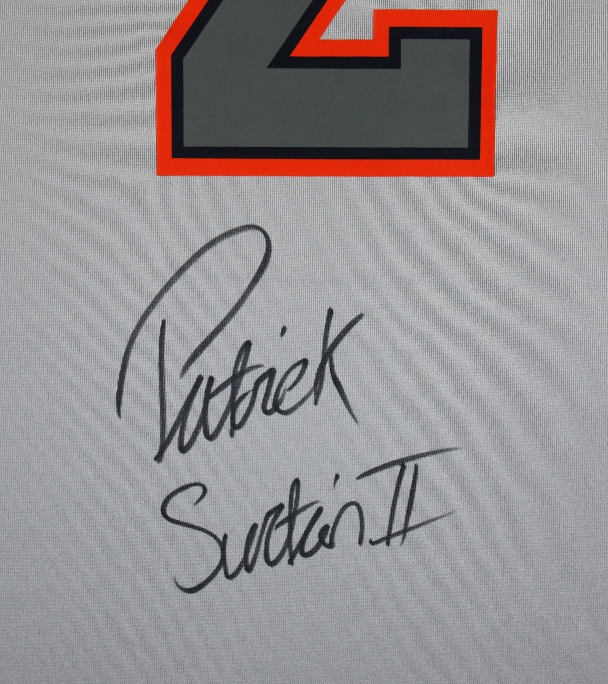 Broncos Patrick Surtain II Authentic Signed Gray Nike Game Jersey BAS Witnessed