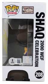 Lakers Shaquille O'Neal Signed #208 Funko Pop Vinyl Figure BAS Witness #3W386155