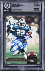 Emmitt Smith Signed 1992 Stadium Club Members Only #41 Card Auto 10! BAS Slabbed