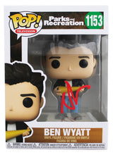 Adam Scott Parks & Recreation Signed Ben #1153 Funko Pop Figure JSA #CH64141