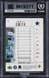 Cowboys Emmitt Smith Signed 1999 SPX #26 Card Auto Grade Mint 10! BAS Slabbed
