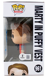 Michael J. Fox Back To The Future Signed #961 Funko Pop Vinyl Figure BAS