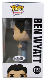 Adam Scott Parks & Recreation Signed Ben #1153 Funko Pop Figure JSA #CH64141
