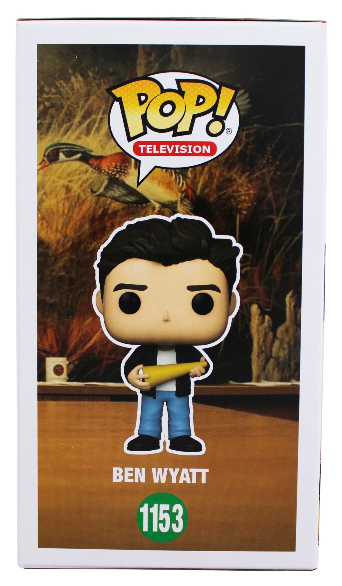 Adam Scott Parks & Recreation Signed Ben #1153 Funko Pop Figure JSA #CH64141