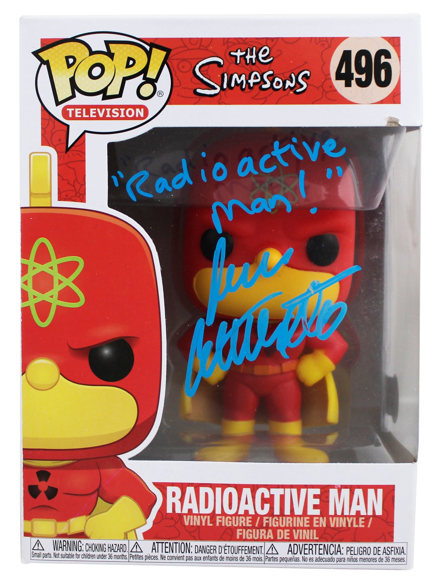 Dan Castellaneta The Simpsons Signed #496 Funko Pop Vinyl Figure BAS #BV04159