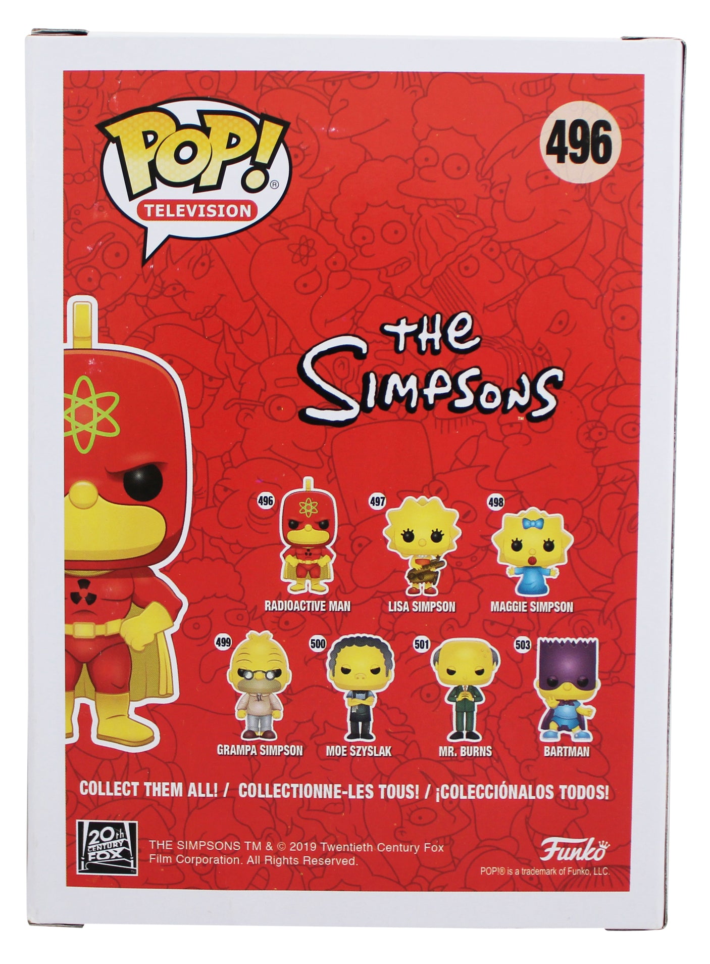 Dan Castellaneta The Simpsons Signed #496 Funko Pop Vinyl Figure BAS #BV04159
