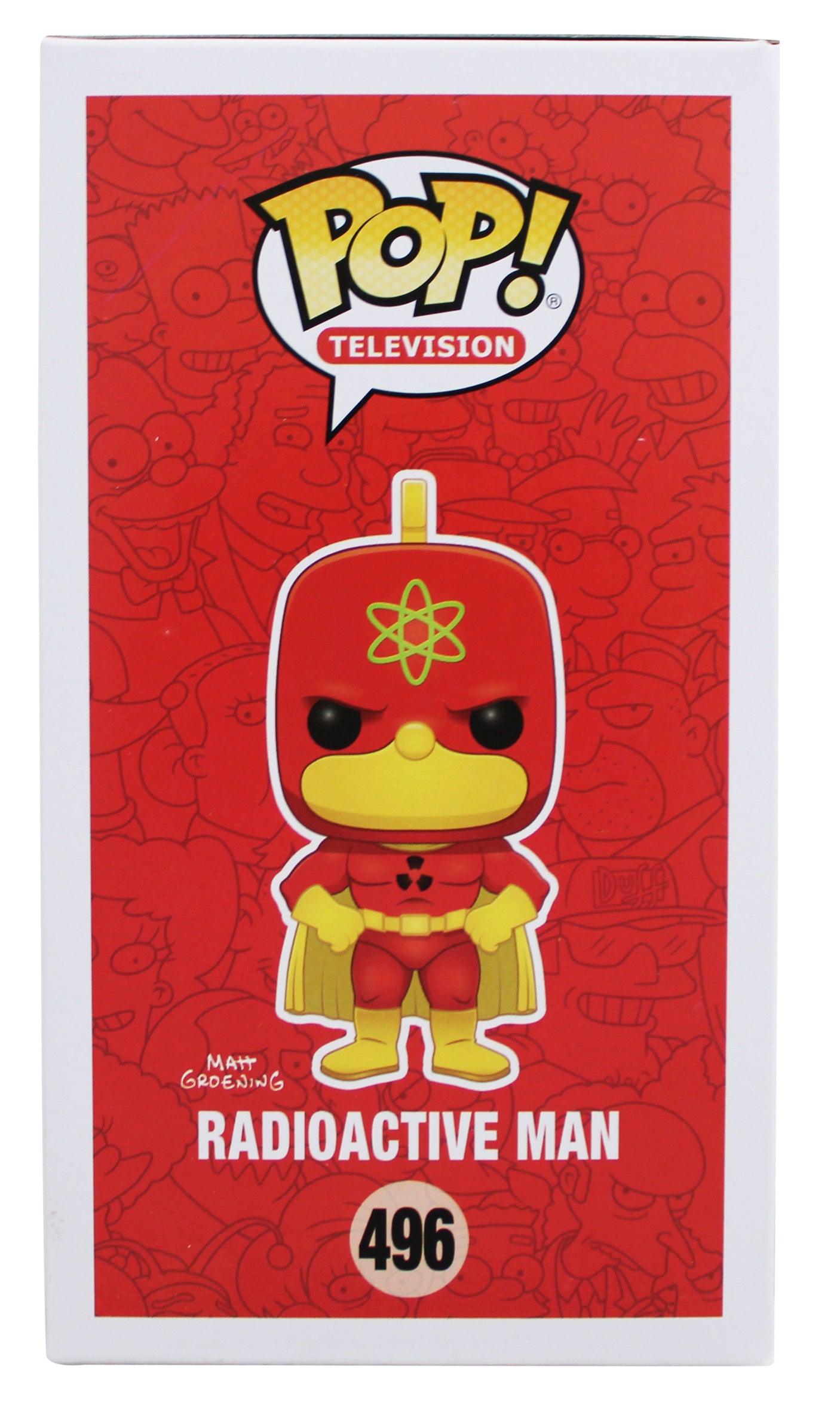 Dan Castellaneta The Simpsons Signed #496 Funko Pop Vinyl Figure BAS #BV04159