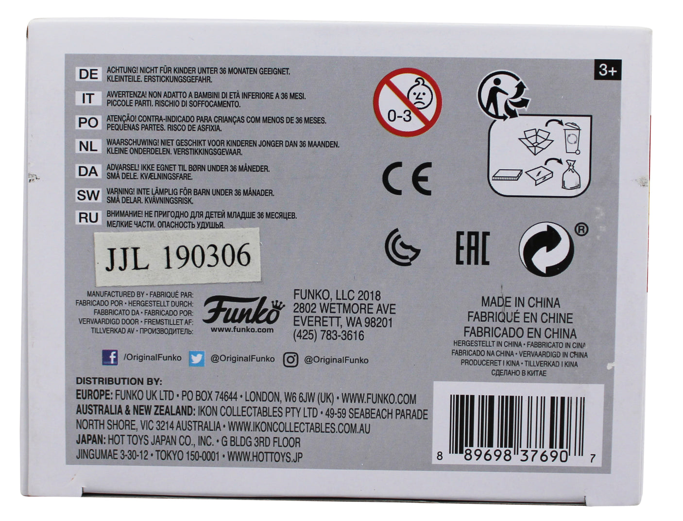 Dan Castellaneta The Simpsons Signed #496 Funko Pop Vinyl Figure BAS #BV04159