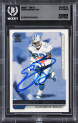 Cowboys Emmitt Smith Signed 2000 Paramount #66 Card Auto Grade 10! BAS Slabbed
