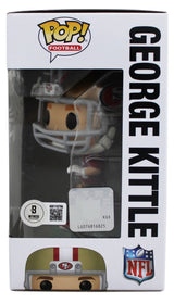 49ers George Kittle Authentic Signed #144 Funko Pop Vinyl Figure BAS Witnessed