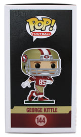49ers George Kittle Authentic Signed #144 Funko Pop Vinyl Figure BAS Witnessed