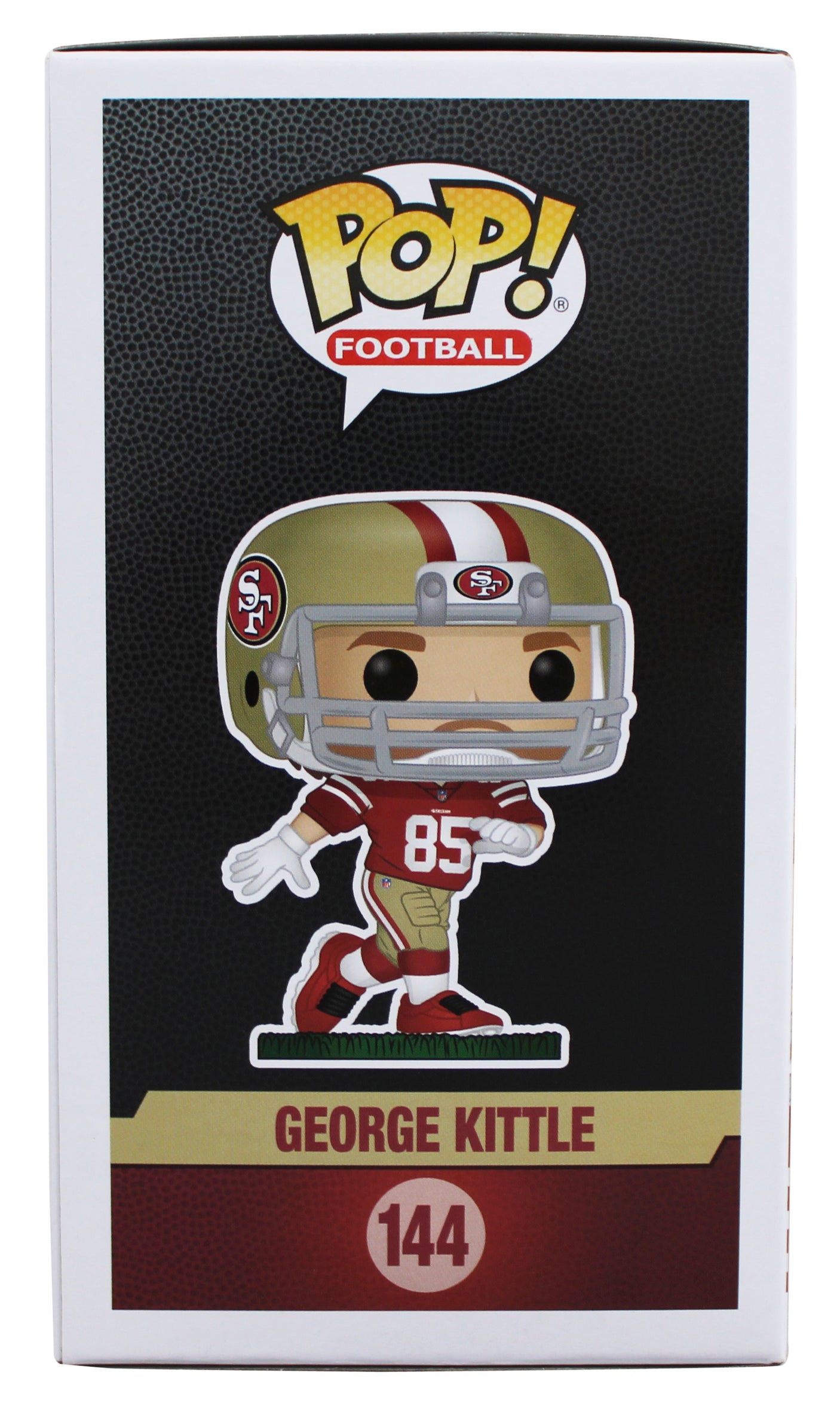 49ers George Kittle Authentic Signed #144 Funko Pop Vinyl Figure BAS Witnessed