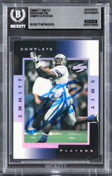 Emmitt Smith Signed 1998 Score Complete Players #38 Card Auto 10! BAS Slabbed