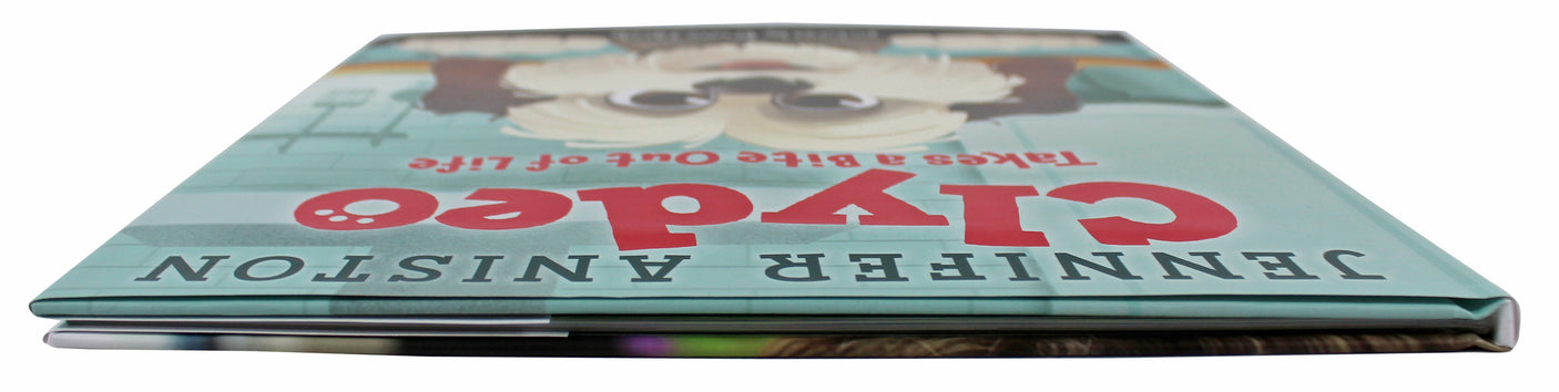 Jennifer Aniston Authentic Signed Clydeo Takes A Bite Out of Life Book JSA