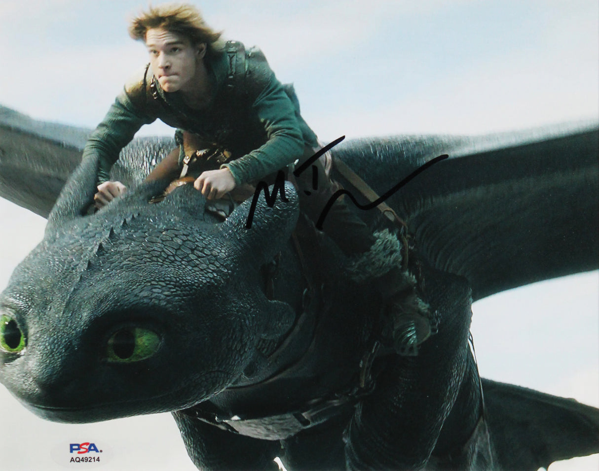 Mason Thames How to Train Your Dragon Signed 8x10 Framed Photo PSA/DNA #AQ49214