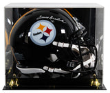 Steelers Terry Bradshaw Signed Full Size Speed Proline Helmet W/ Case BAS Wit