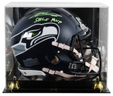 Seahawks Kenneth Walker III "SB MVP" Signed F/S Speed Proline Helmet W/ Case BAS