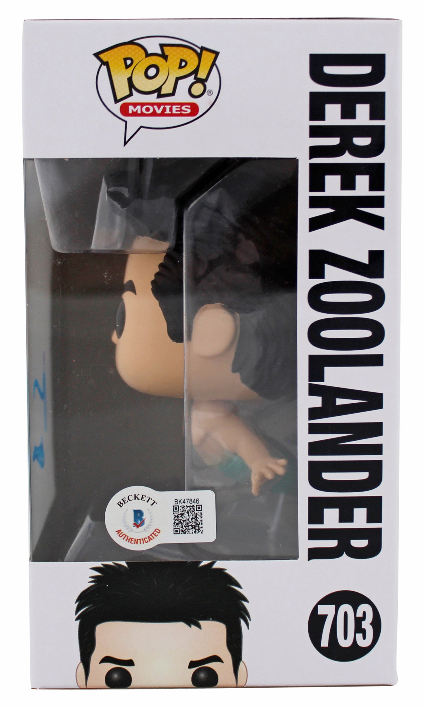 Ben Stiller Zoolander Signed #703 Funko Pop Vinyl Figure w/ Blue Signature BAS