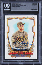 Orioles Manny Machado Signed 2013 Topps Allen & Ginter ATY #MM Card BAS Slabbed