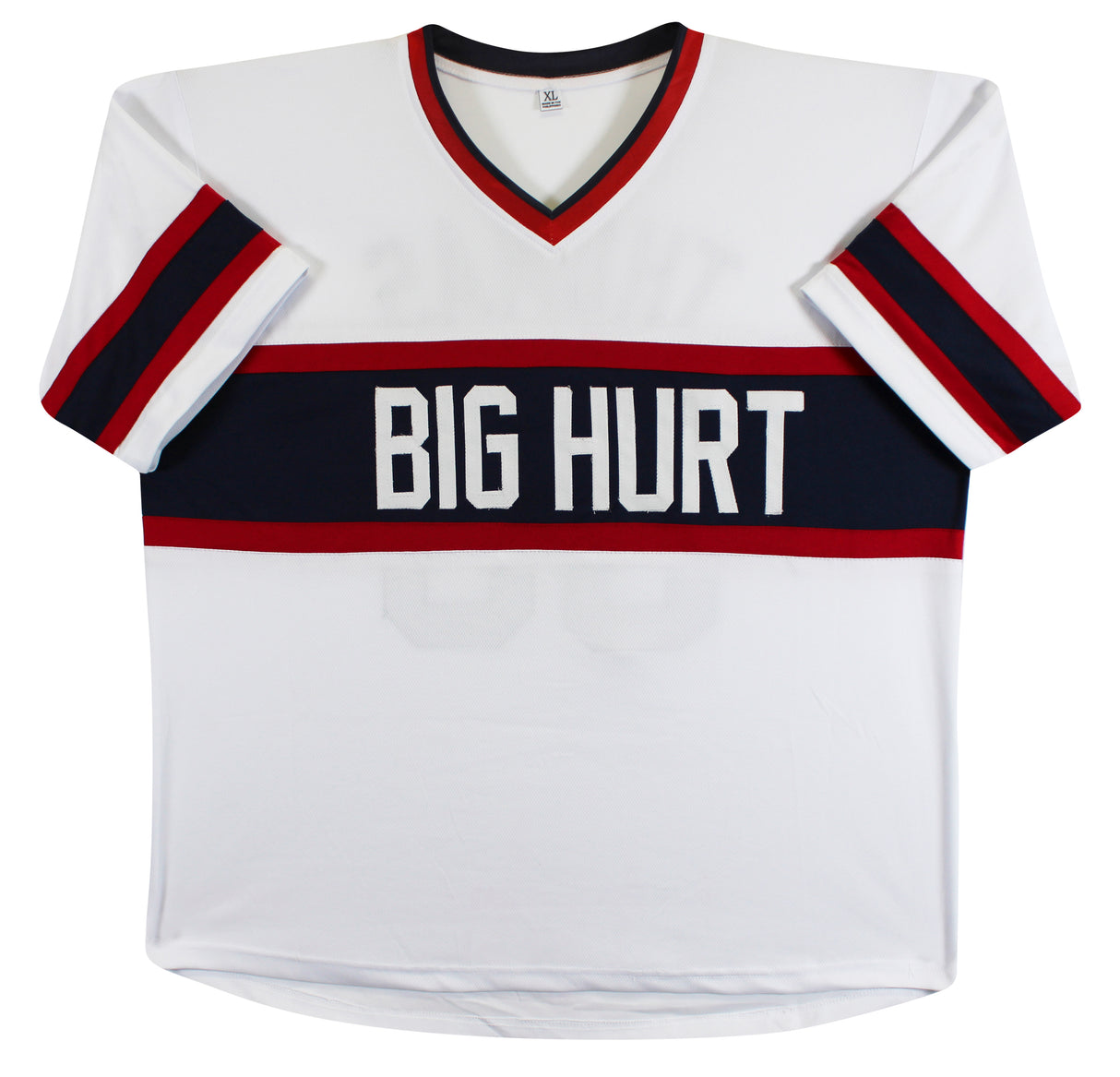 Frank Thomas Authentic Signed White Throwback Pro Style Jersey BAS Witnessed