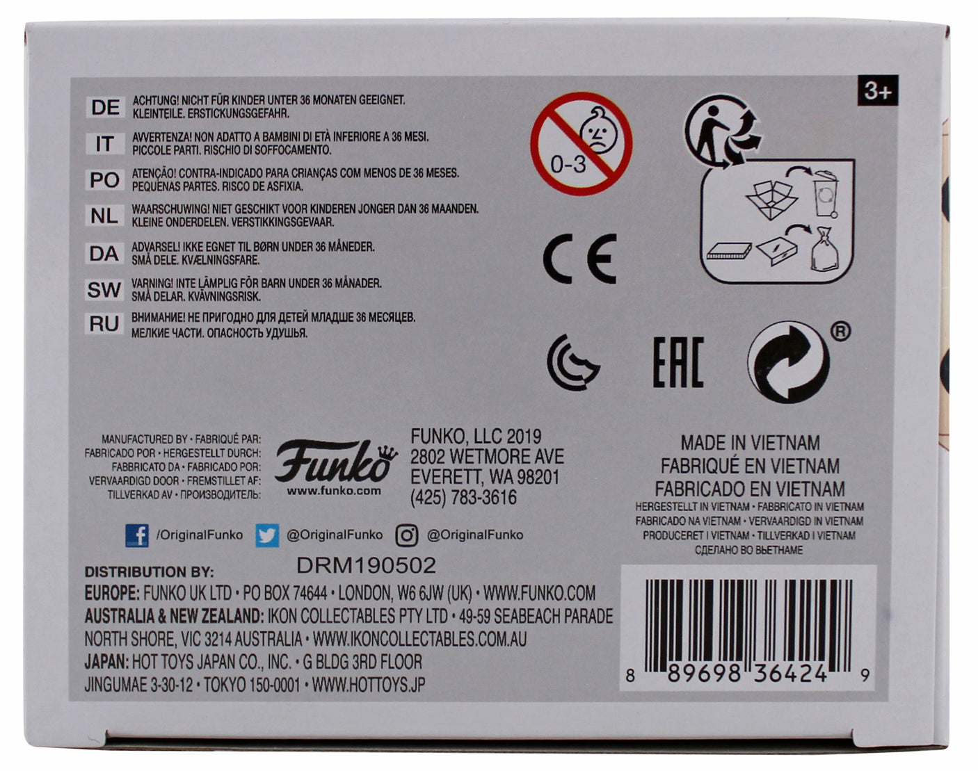 Ben Stiller Zoolander Signed #703 Funko Pop Vinyl Figure w/ Blue Signature BAS