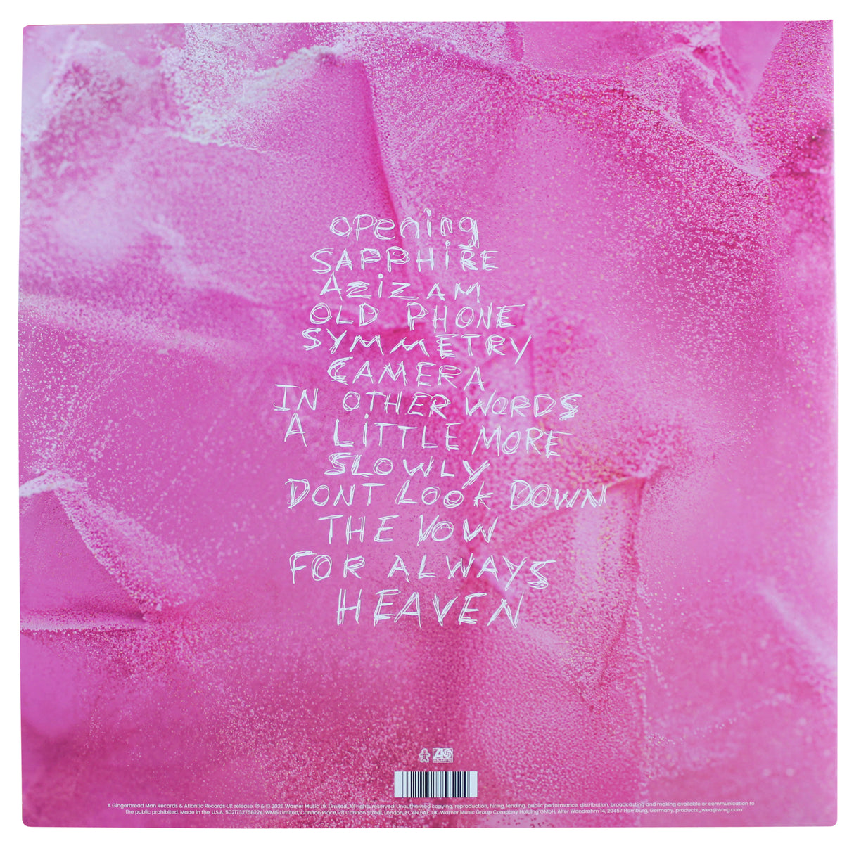 Ed Sheeran Authentic Signed Insert w/ Play Album Cover & Vinyl Autographed BAS 2