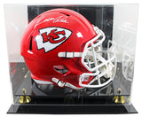 Chiefs Rashee Rice Authentic Signed Full Size Speed Rep Helmet w/ Case BAS