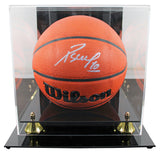 Kings Domantas Sabonis Authentic Signed Wilson Basketball W/ Case BAS Witnessed