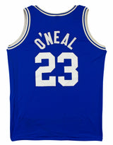 Shaquille O'Neal Game Worn Blue 1989 High School ASG Jersey SIA Photomatched