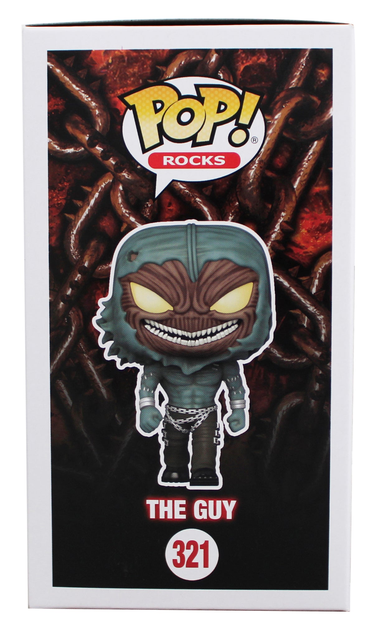 David Draiman Disturbed Authentic Signed The Guy #321 Funko Pop Vinyl Figure JSA