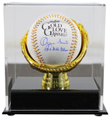Cardinals Ozzie Smith "13x Gold Glove" Signed GG Logo Oml Baseball w/ Case Fan