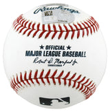 Dodgers Dustin May Authentic Signed Oml Baseball Autographed w/ Case Fanatics