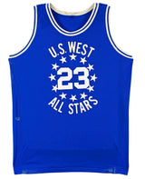 Shaquille O'Neal Game Worn Blue 1989 High School ASG Jersey SIA Photomatched