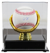 Rangers Corey Seager Authentic Signed Oml Baseball w/ Case Fanatics COA