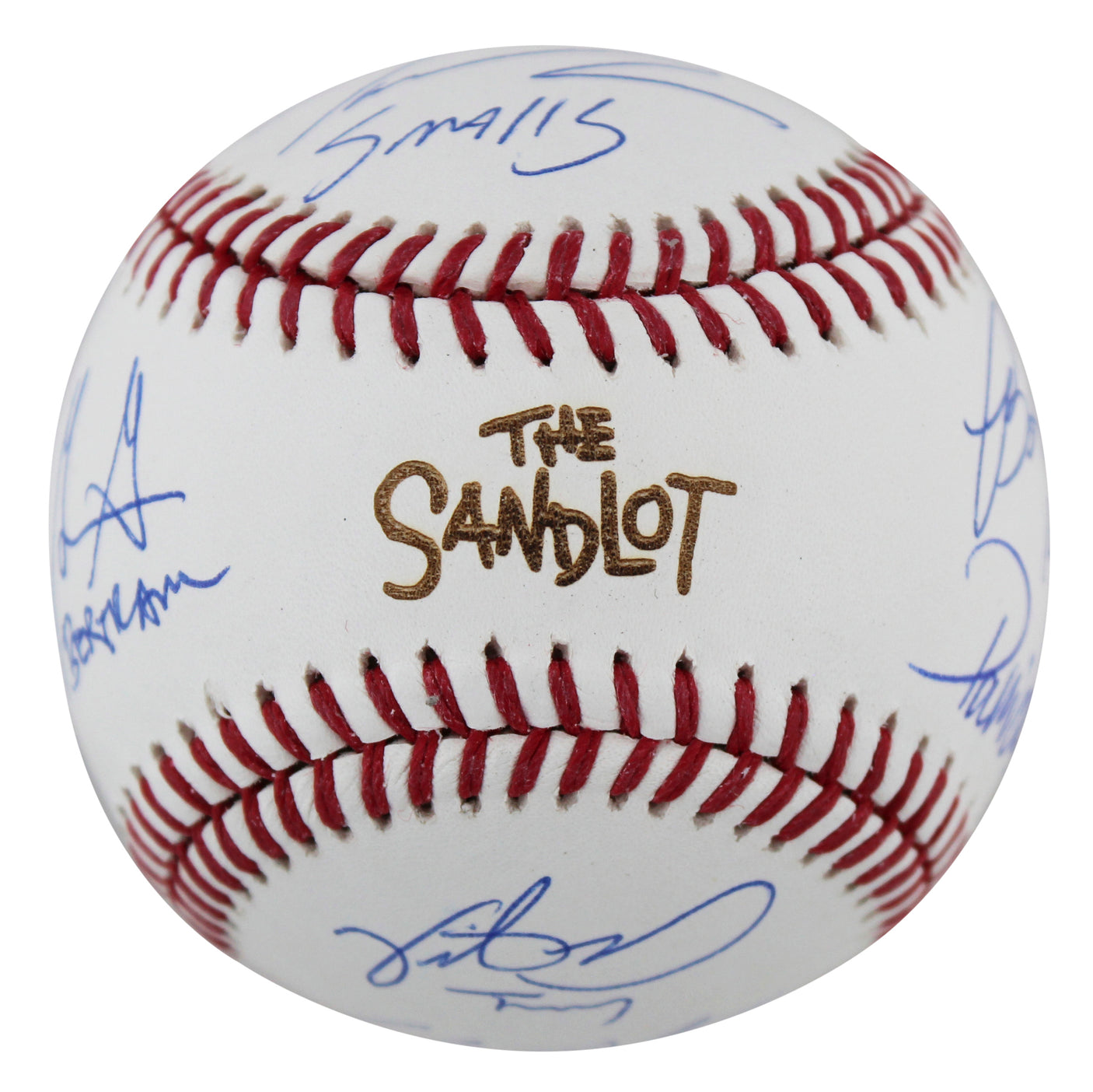Sandlot (8) Guiry, Leopardi, Renna +5 Signed Sandlot Baseball w/ Case BAS